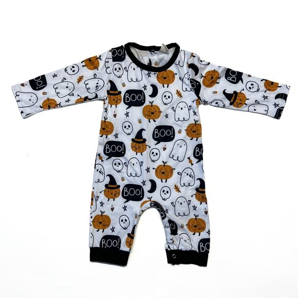 BABY HALLOWEEN THEMED ROMPER SIZE 6/12M - Picture 1 of 4